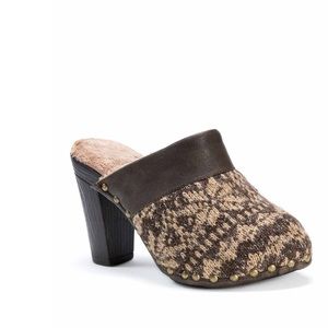 Platform heel mule